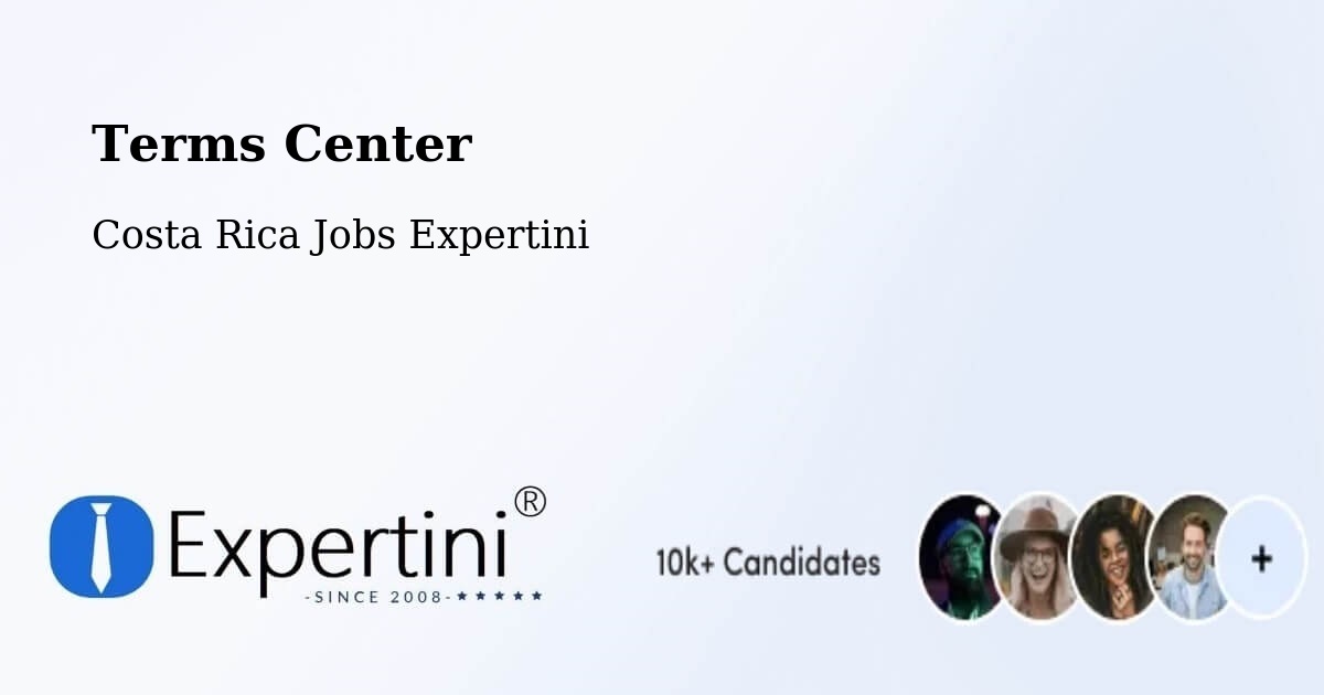 Terms of Service – San Juan De Dios - Costa Rica Jobs Expertini